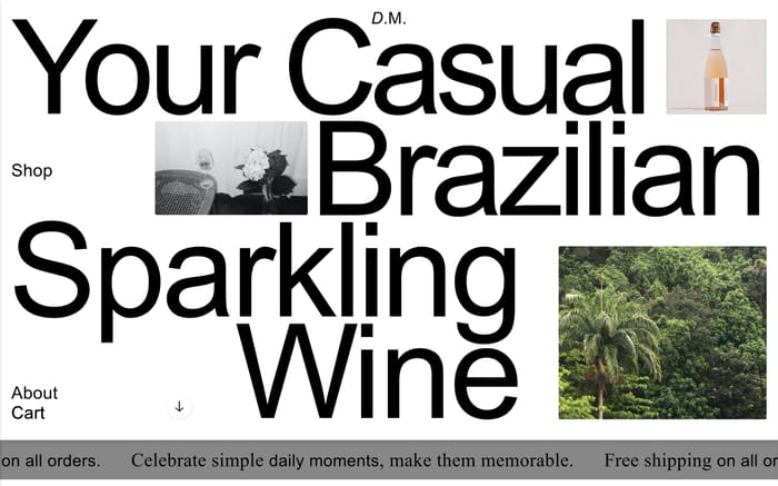 D.M Brut website preview