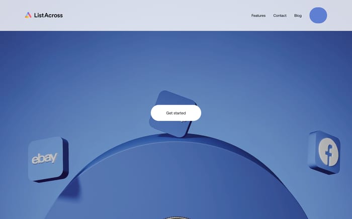 ListAcross website preview