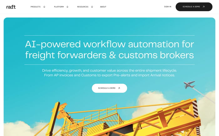 Raft website preview
