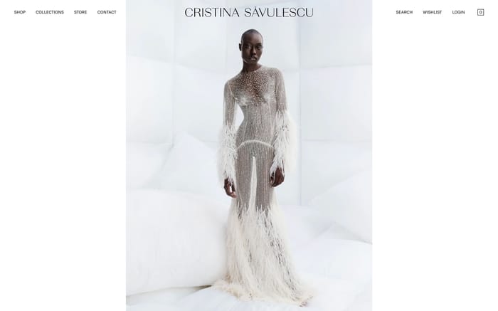 Cristina Savulescu website preview