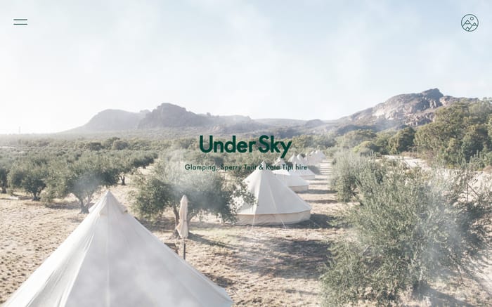 Under Sky website preview