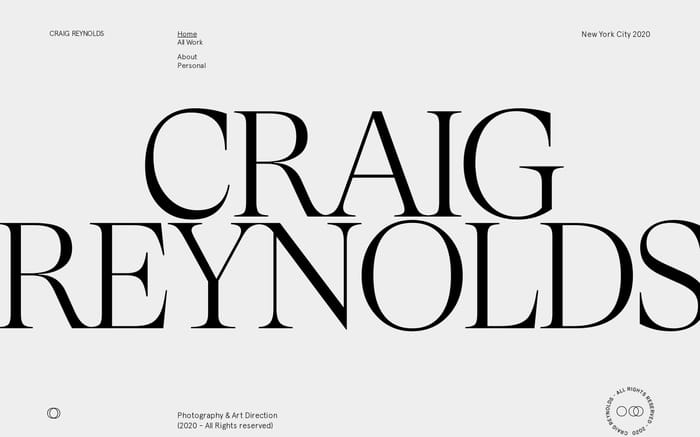 Craig Reynolds website preview