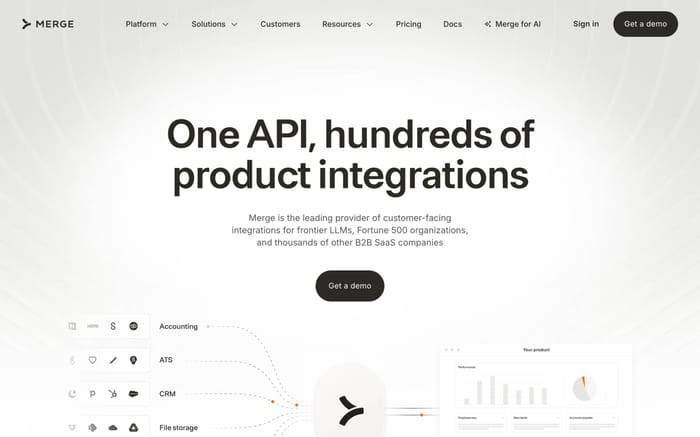 Merge website preview