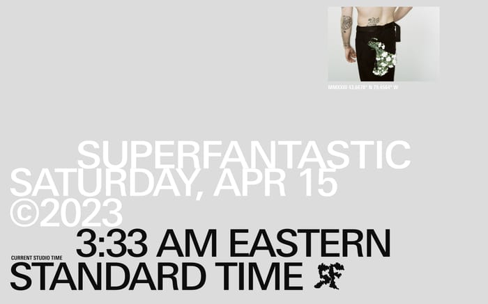 Superfantastic website preview
