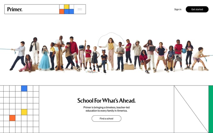 Primer website preview