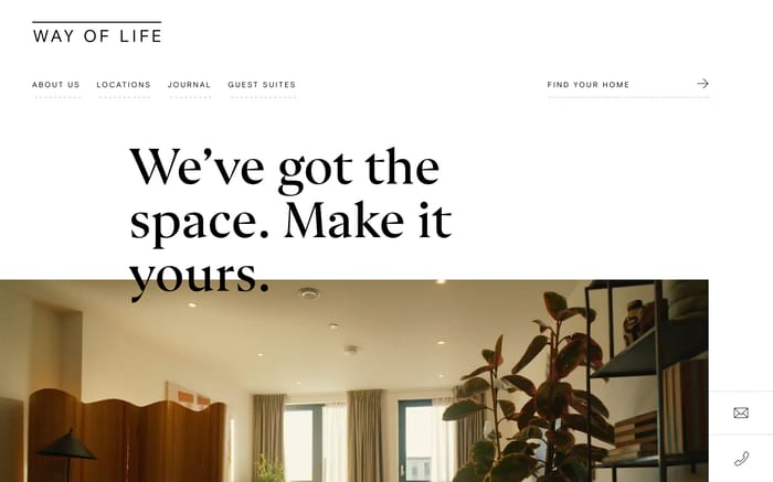Way of Life website preview