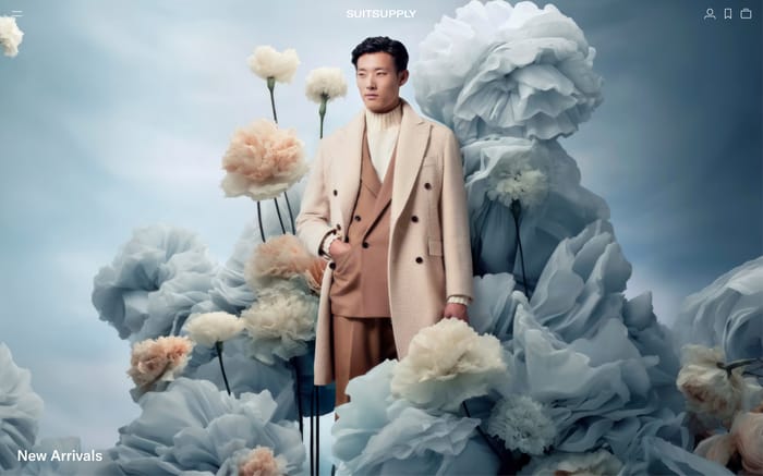 Suitsupply website preview