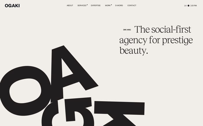 Ogaki website preview