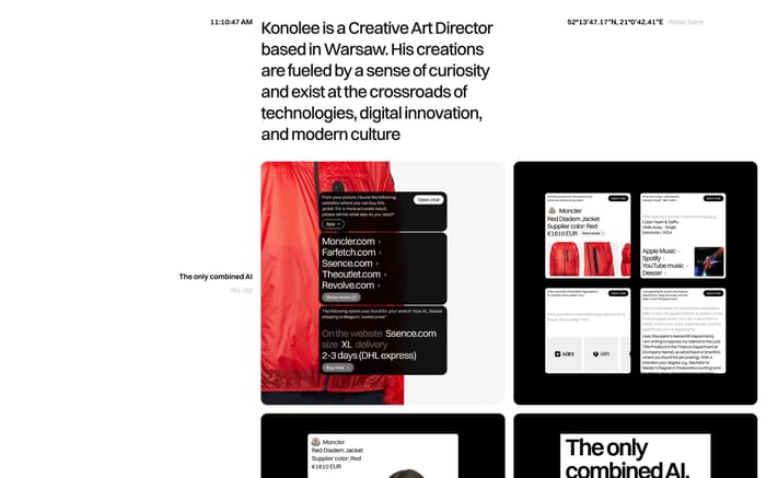 Konolee website preview