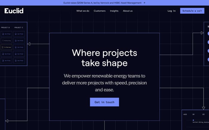 Euclid website preview