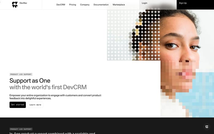 DevRev website preview