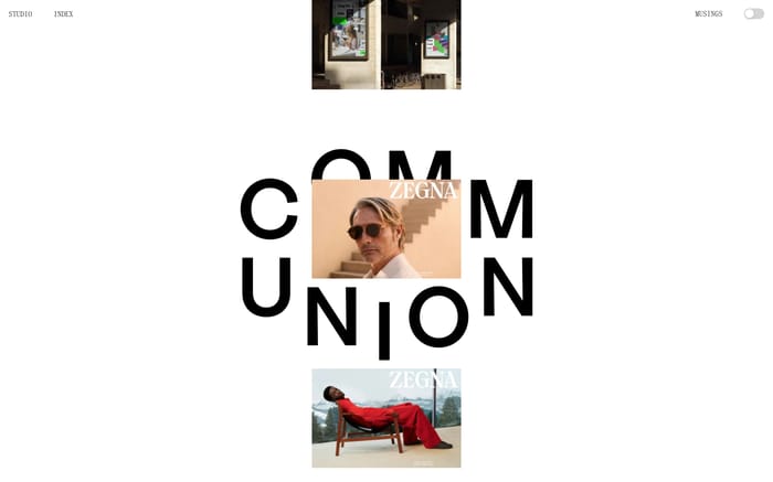 Communion website preview