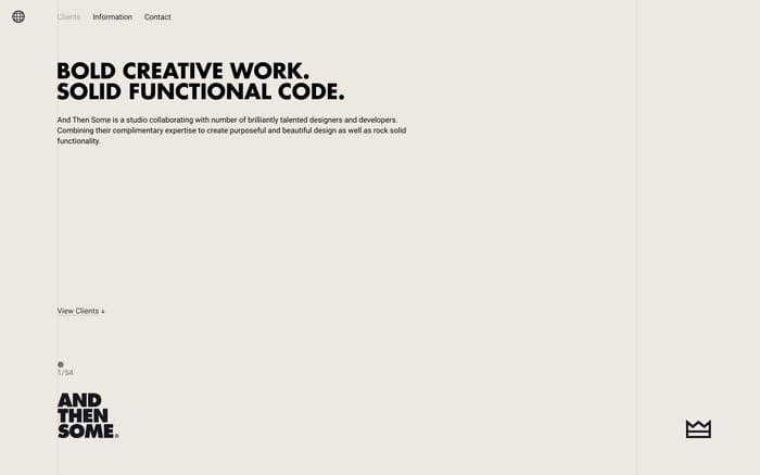 And Then Some website preview