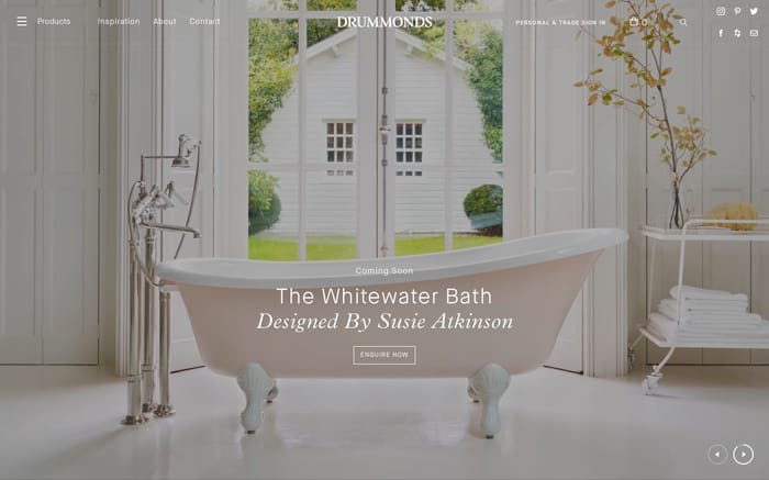 Drummonds website preview