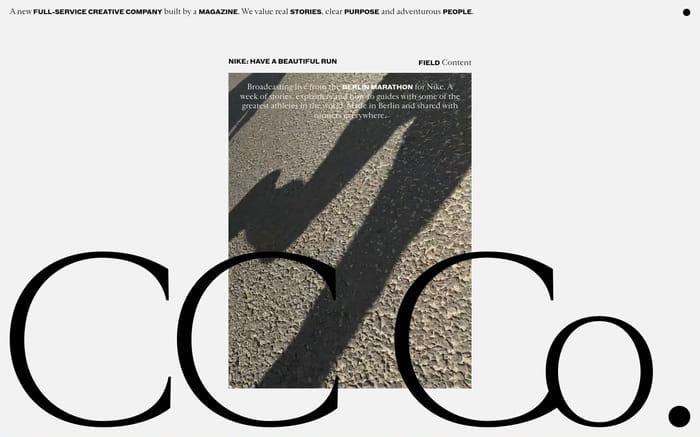 CC Co. website preview
