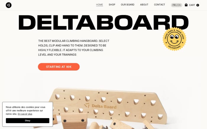 Deltaboard website preview