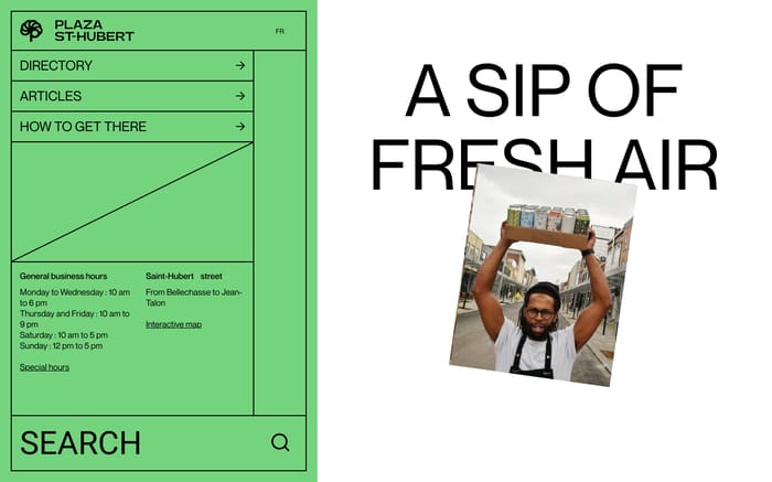 Plaza St-Hubert website preview