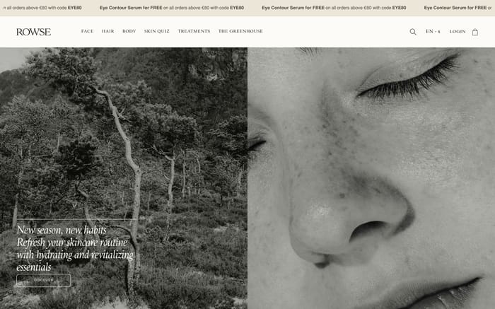 Rowse website preview