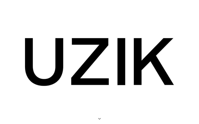 Uzik website preview