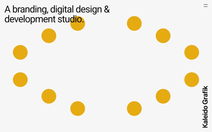 Kaleido Grafik website preview