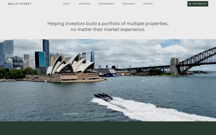 Wealth Street website preview