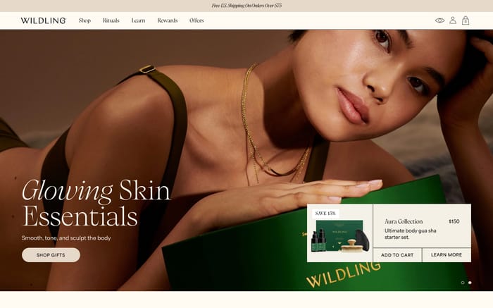 Wildling website preview