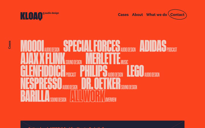 KLOAQ Audio Design website preview