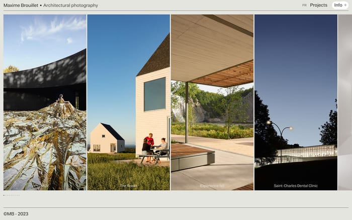 Maxime Brouillet website preview