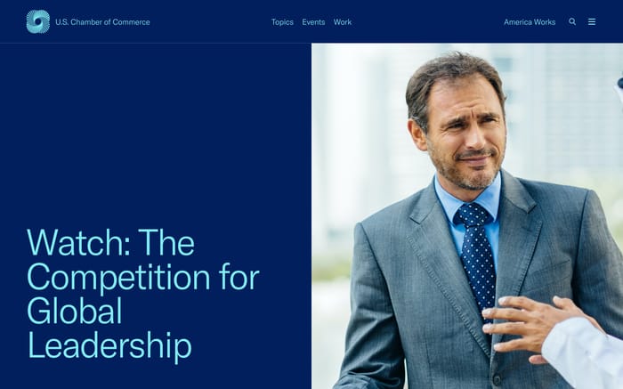U.S. Chamber of Commerce website preview