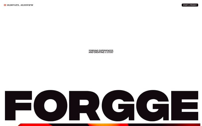 Forgge website preview