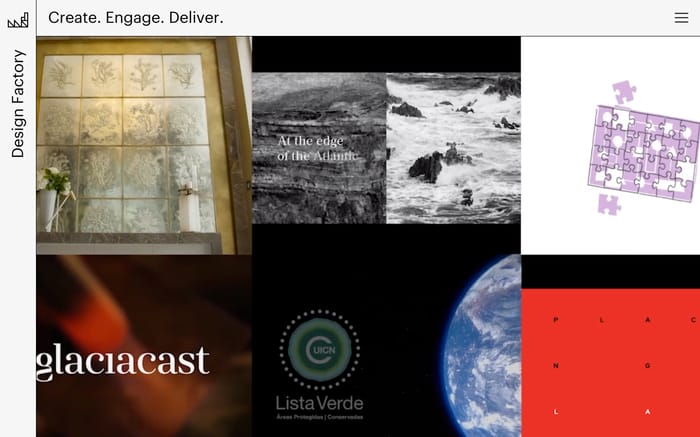 Design factory website preview