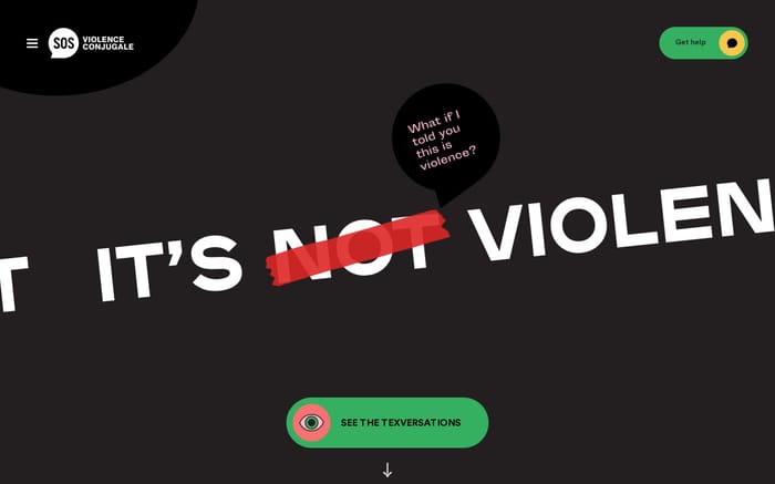 It's n̶o̶t̶ violent website preview