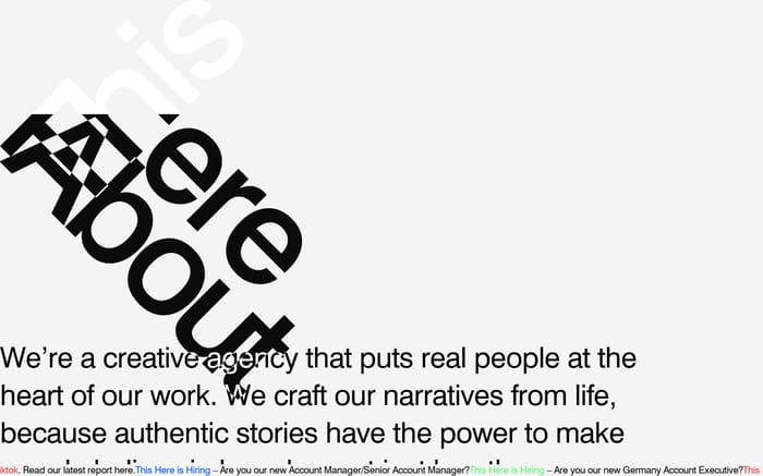 This Here website preview