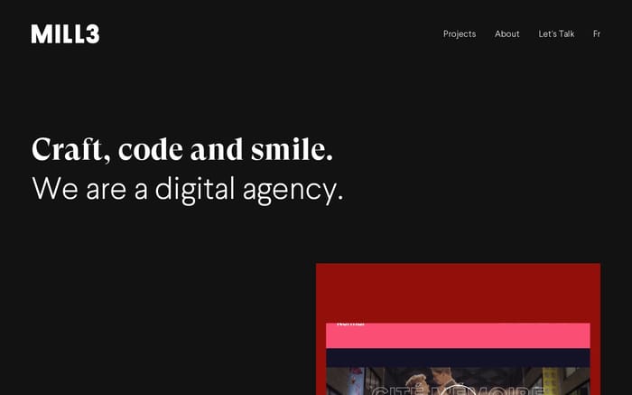 Mill3 website preview