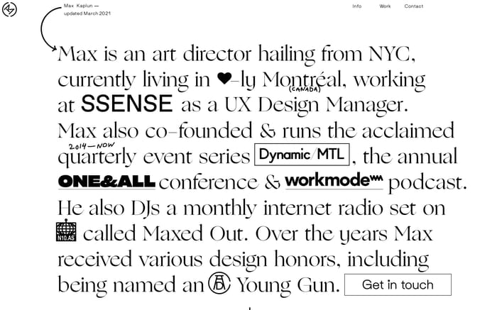 Max Kaplun website preview