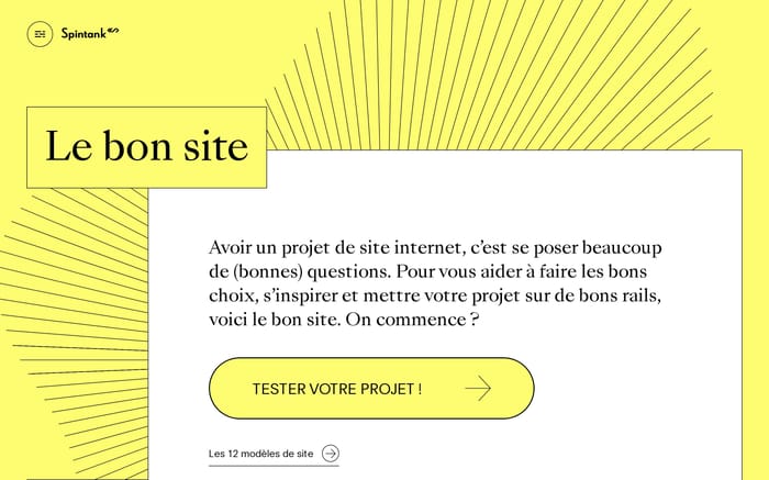 Le bon site website preview