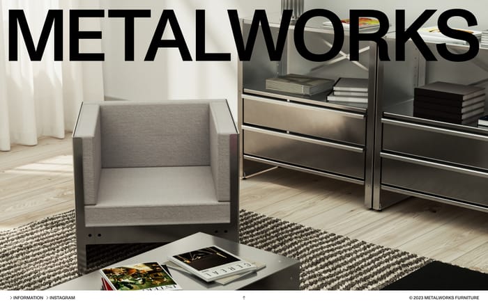 Metalworks website preview