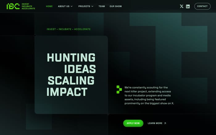 IBC website preview