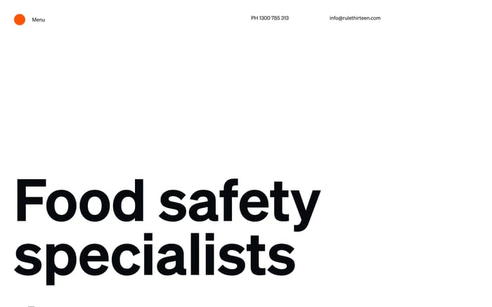 Rulethirteen website preview