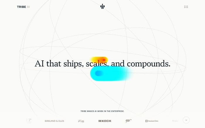 Tribe AI website preview