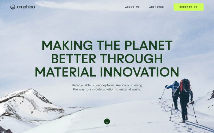 Amphico website preview