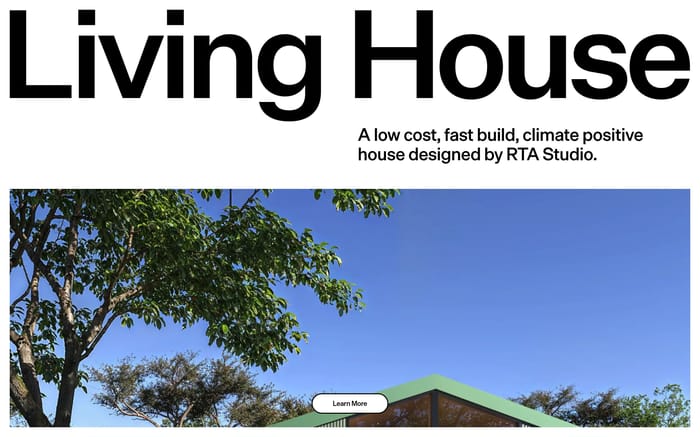 Living House website preview