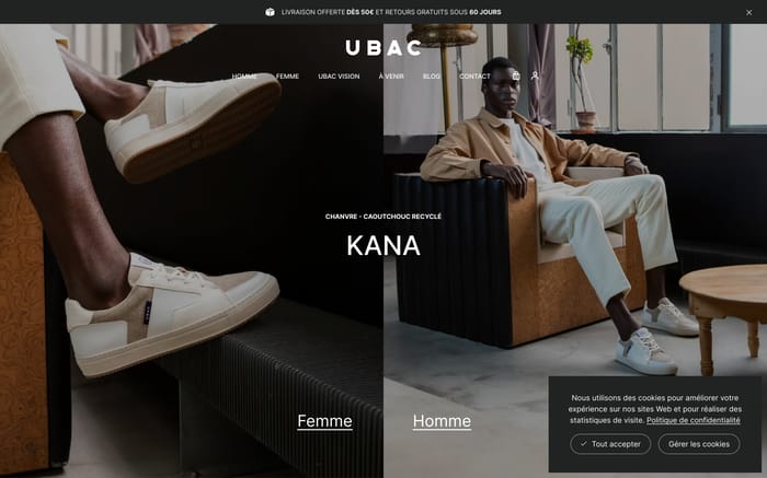 Ubac website preview
