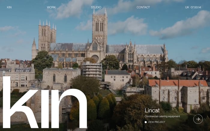 Kin website preview
