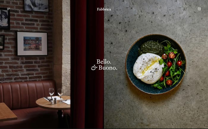 Fabbrica website preview