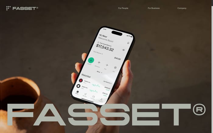 Fasset website preview