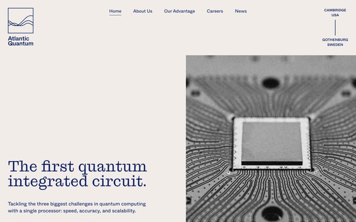 Atlantic Quantum website preview