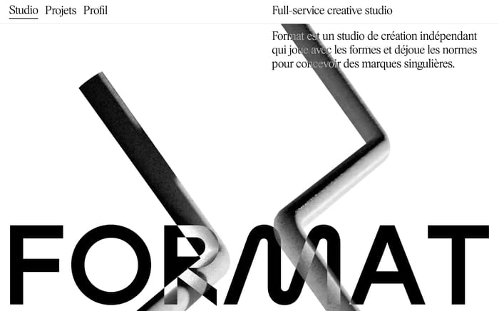 Studio Format website preview