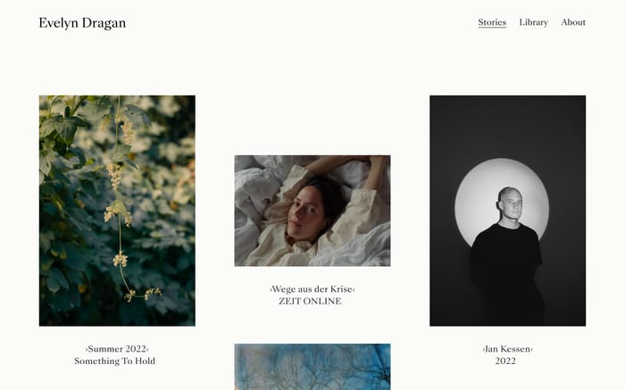 Evelyn Dragan website preview