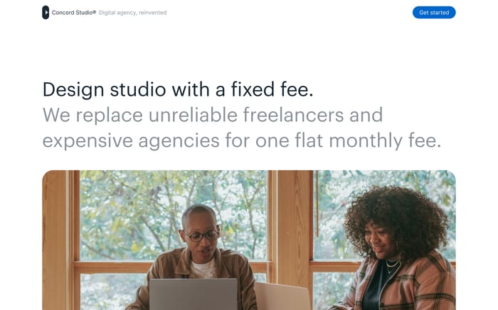 Concord Studio website preview
